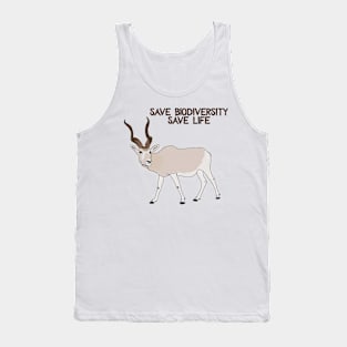 Save biodiversity Addax subtile version Tank Top